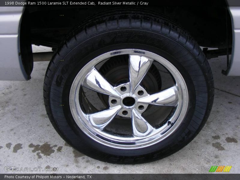 Radiant Silver Metallic / Gray 1998 Dodge Ram 1500 Laramie SLT Extended Cab