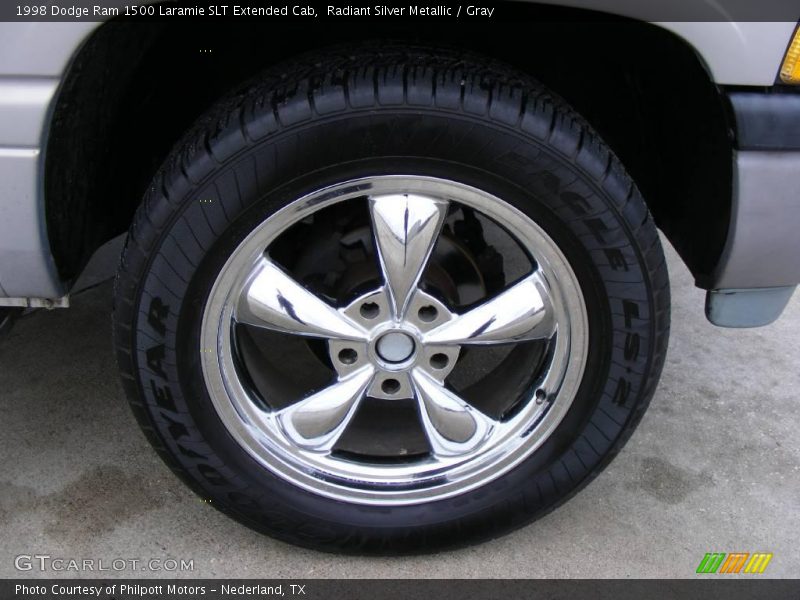 Radiant Silver Metallic / Gray 1998 Dodge Ram 1500 Laramie SLT Extended Cab