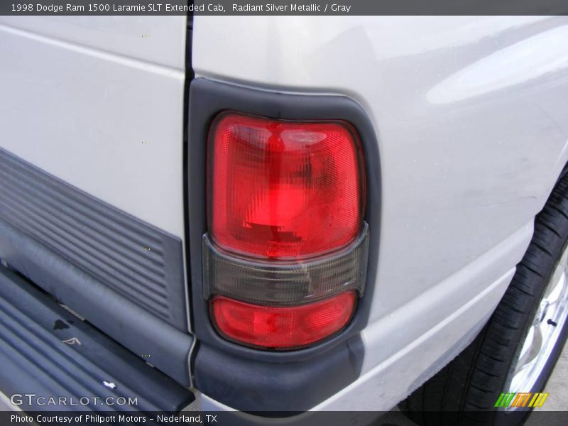 Radiant Silver Metallic / Gray 1998 Dodge Ram 1500 Laramie SLT Extended Cab