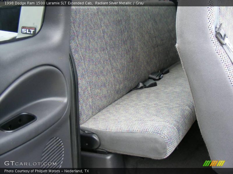 Radiant Silver Metallic / Gray 1998 Dodge Ram 1500 Laramie SLT Extended Cab