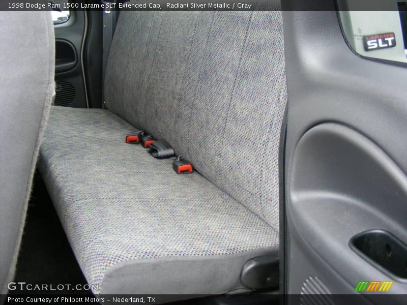 Radiant Silver Metallic / Gray 1998 Dodge Ram 1500 Laramie SLT Extended Cab