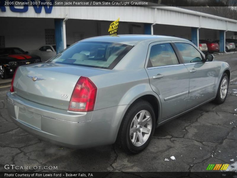 Satin Jade Pearlcoat / Dark Slate Gray/Light Graystone 2006 Chrysler 300 Touring