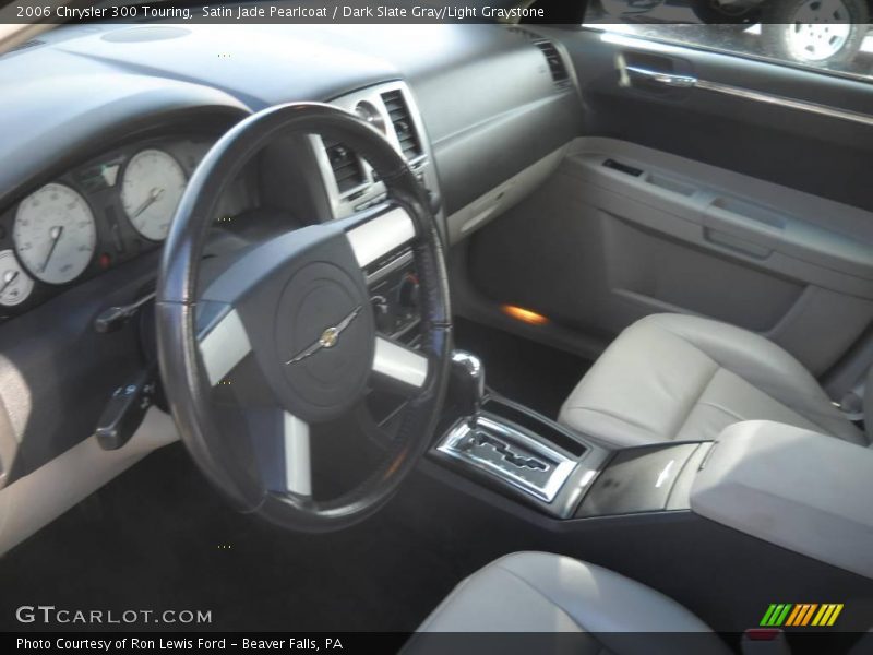 Satin Jade Pearlcoat / Dark Slate Gray/Light Graystone 2006 Chrysler 300 Touring