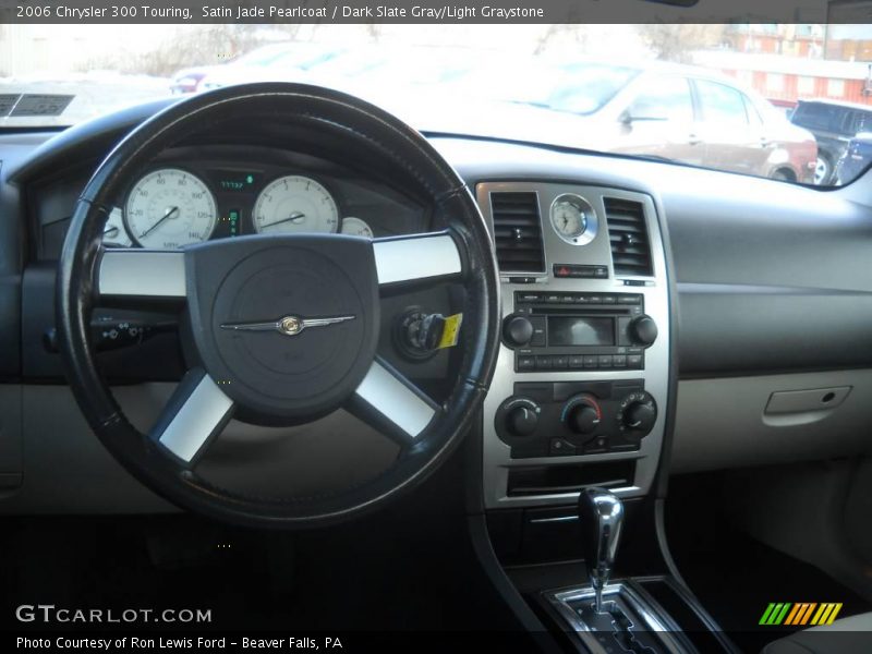 Satin Jade Pearlcoat / Dark Slate Gray/Light Graystone 2006 Chrysler 300 Touring