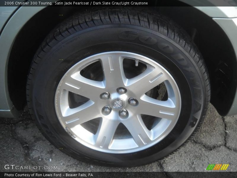 Satin Jade Pearlcoat / Dark Slate Gray/Light Graystone 2006 Chrysler 300 Touring