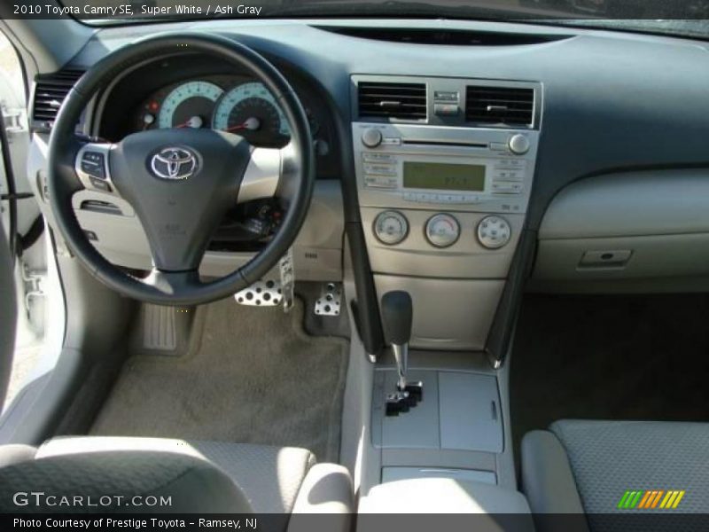 Super White / Ash Gray 2010 Toyota Camry SE