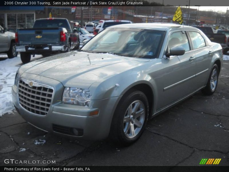 Satin Jade Pearlcoat / Dark Slate Gray/Light Graystone 2006 Chrysler 300 Touring