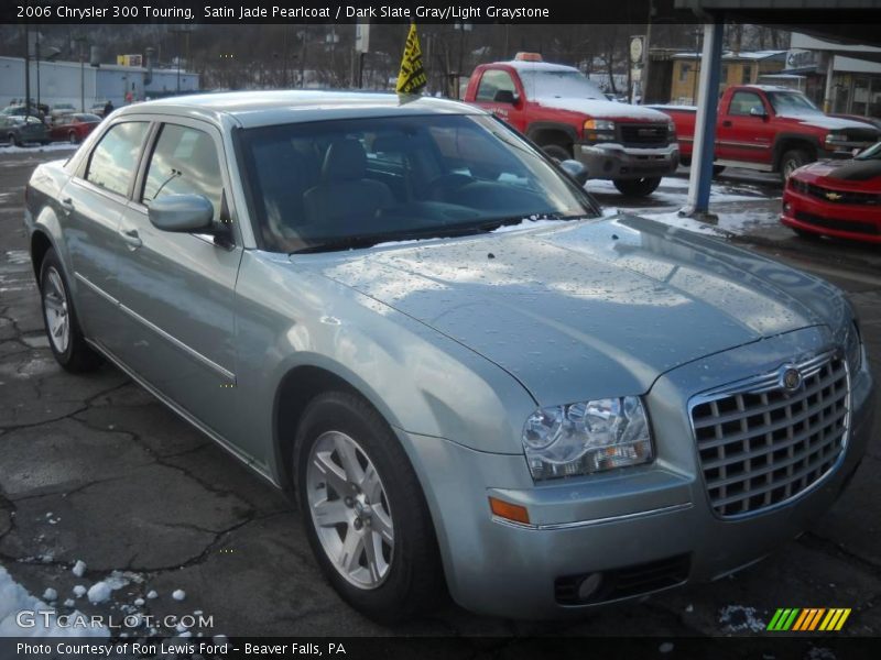 Satin Jade Pearlcoat / Dark Slate Gray/Light Graystone 2006 Chrysler 300 Touring