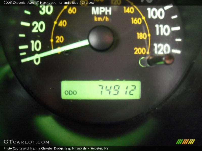 Icelandic Blue / Charcoal 2006 Chevrolet Aveo LT Hatchback