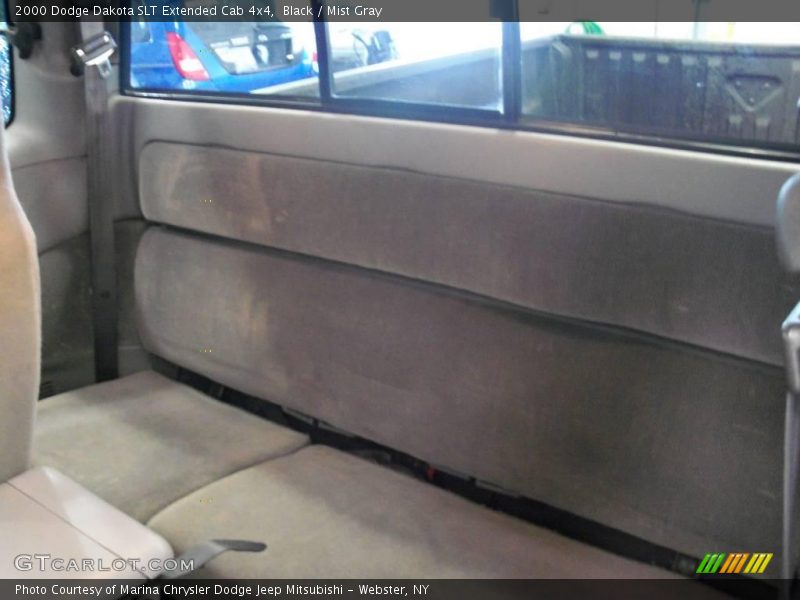 Black / Mist Gray 2000 Dodge Dakota SLT Extended Cab 4x4