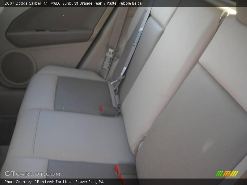 Sunburst Orange Pearl / Pastel Pebble Beige 2007 Dodge Caliber R/T AWD