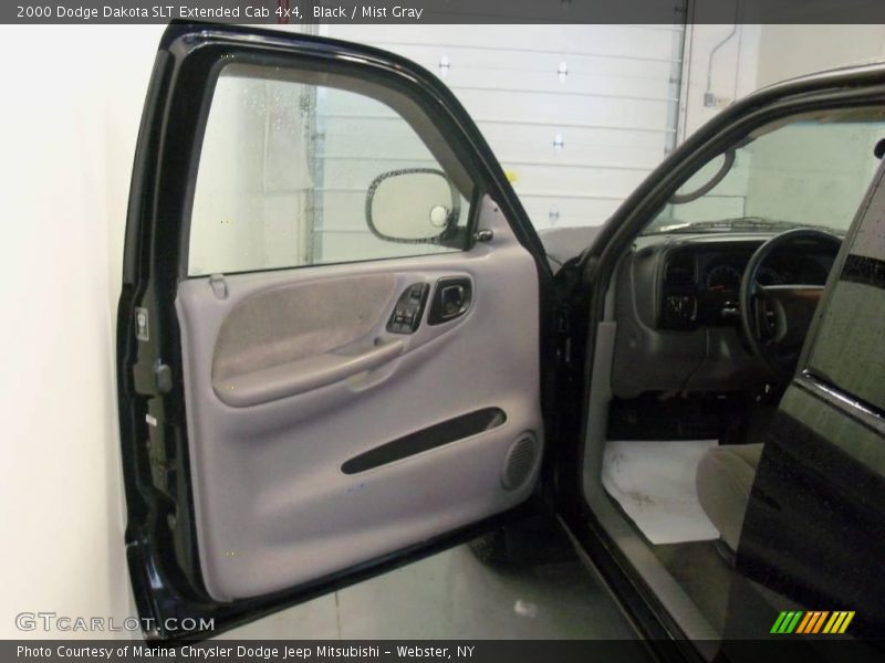 Black / Mist Gray 2000 Dodge Dakota SLT Extended Cab 4x4