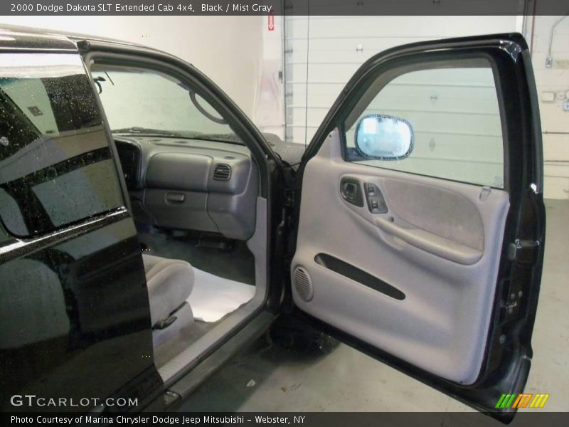 Black / Mist Gray 2000 Dodge Dakota SLT Extended Cab 4x4