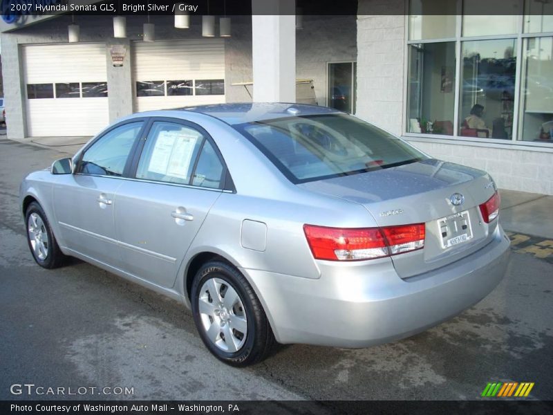 Bright Silver / Gray 2007 Hyundai Sonata GLS