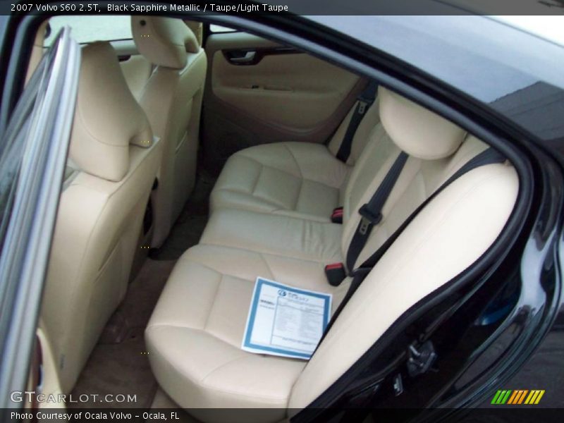 Black Sapphire Metallic / Taupe/Light Taupe 2007 Volvo S60 2.5T