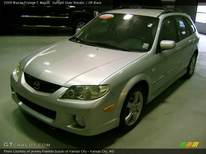 Sunlight Silver Metallic / Off Black 2002 Mazda Protege 5 Wagon