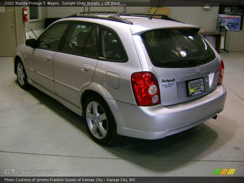 Sunlight Silver Metallic / Off Black 2002 Mazda Protege 5 Wagon
