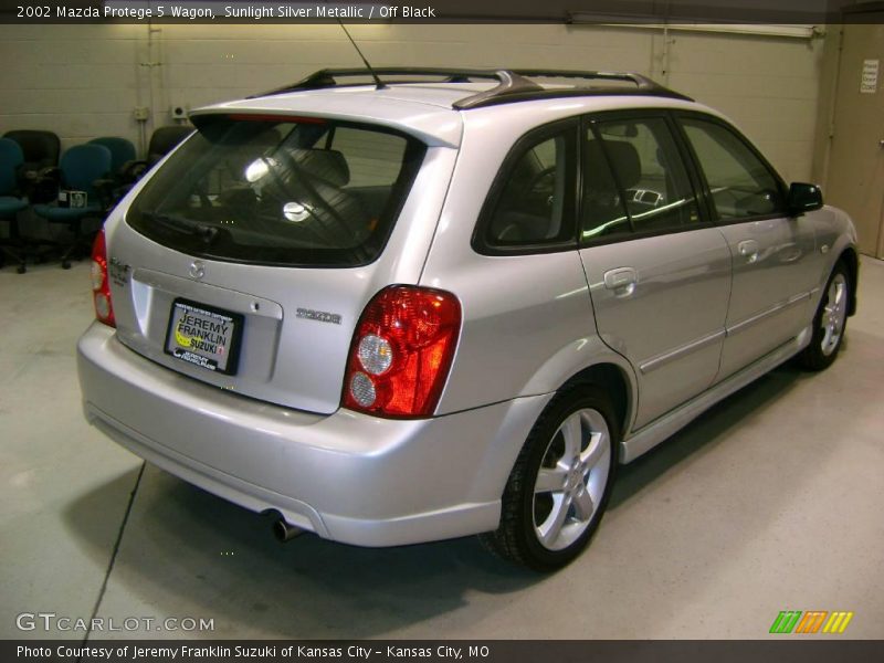 Sunlight Silver Metallic / Off Black 2002 Mazda Protege 5 Wagon