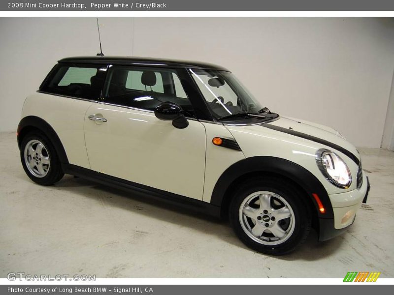 Pepper White / Grey/Black 2008 Mini Cooper Hardtop