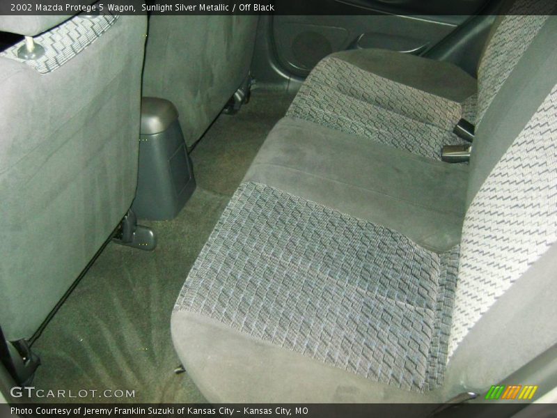 Sunlight Silver Metallic / Off Black 2002 Mazda Protege 5 Wagon
