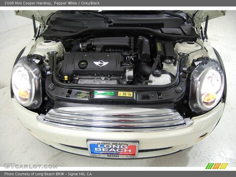 Pepper White / Grey/Black 2008 Mini Cooper Hardtop
