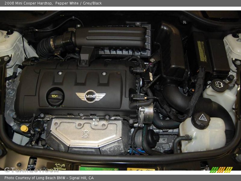 Pepper White / Grey/Black 2008 Mini Cooper Hardtop