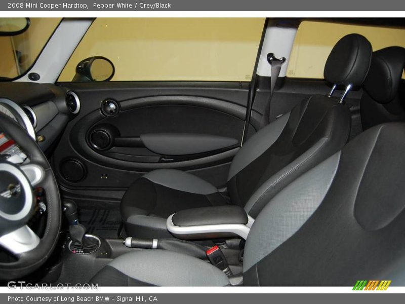 Pepper White / Grey/Black 2008 Mini Cooper Hardtop