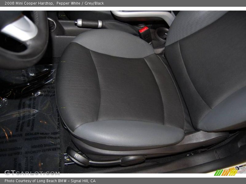 Pepper White / Grey/Black 2008 Mini Cooper Hardtop