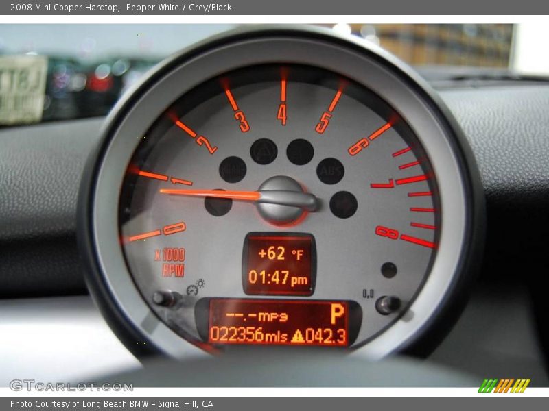 Pepper White / Grey/Black 2008 Mini Cooper Hardtop