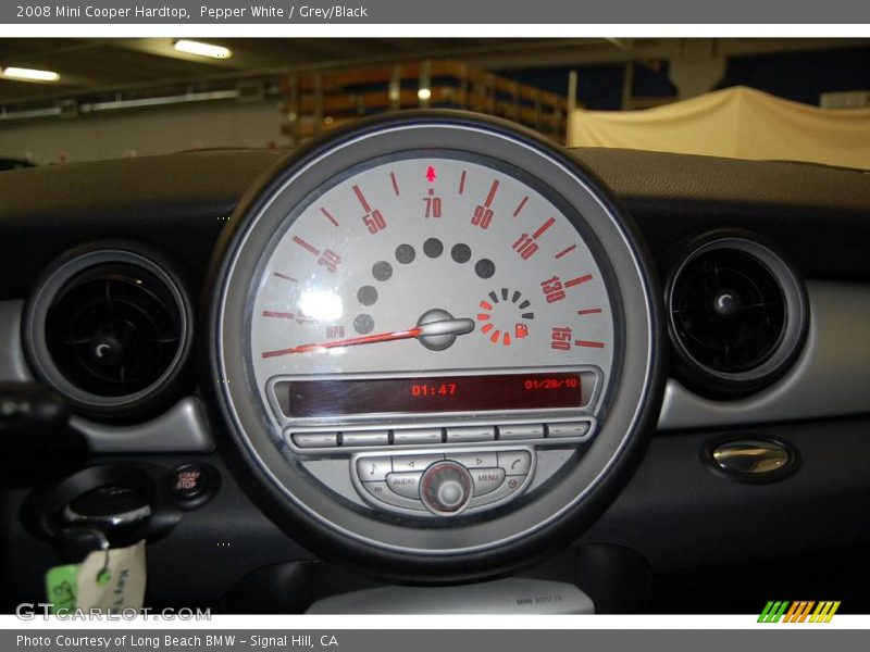 Pepper White / Grey/Black 2008 Mini Cooper Hardtop