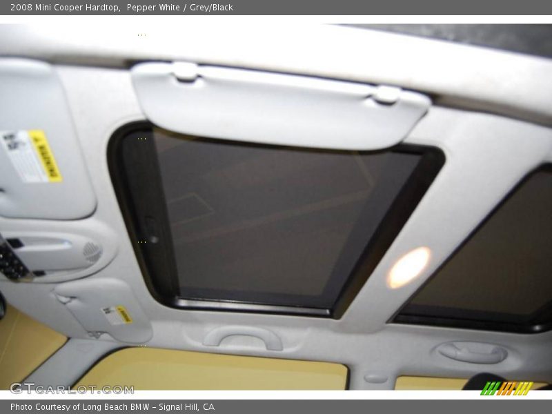 Pepper White / Grey/Black 2008 Mini Cooper Hardtop