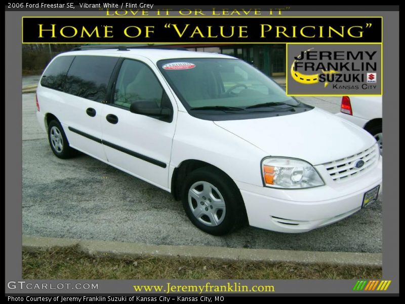 Vibrant White / Flint Grey 2006 Ford Freestar SE