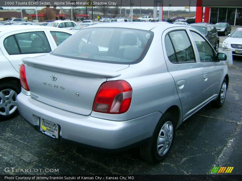 Alpine Silver Metallic / Shadow Gray 2000 Toyota ECHO Sedan
