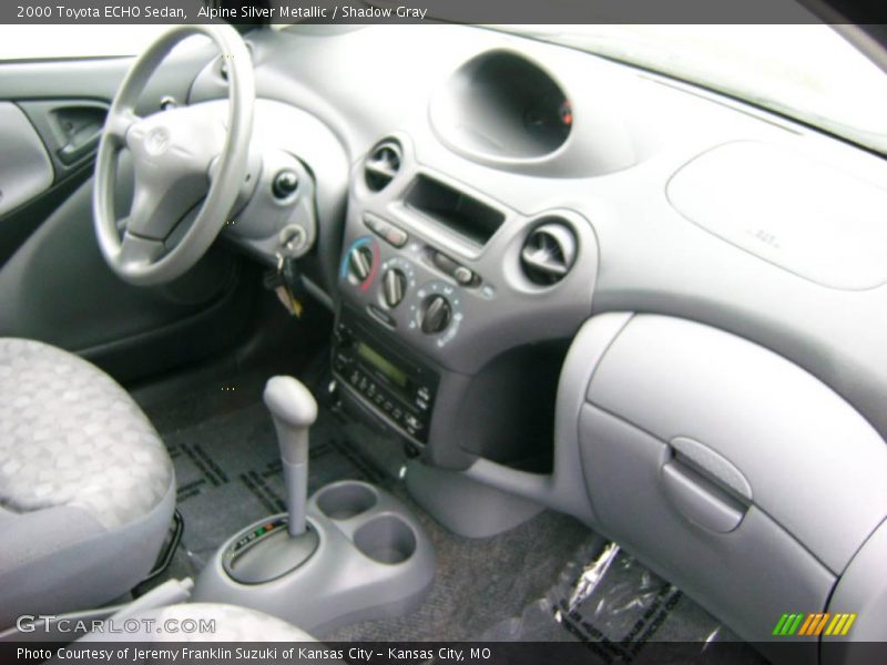 Alpine Silver Metallic / Shadow Gray 2000 Toyota ECHO Sedan