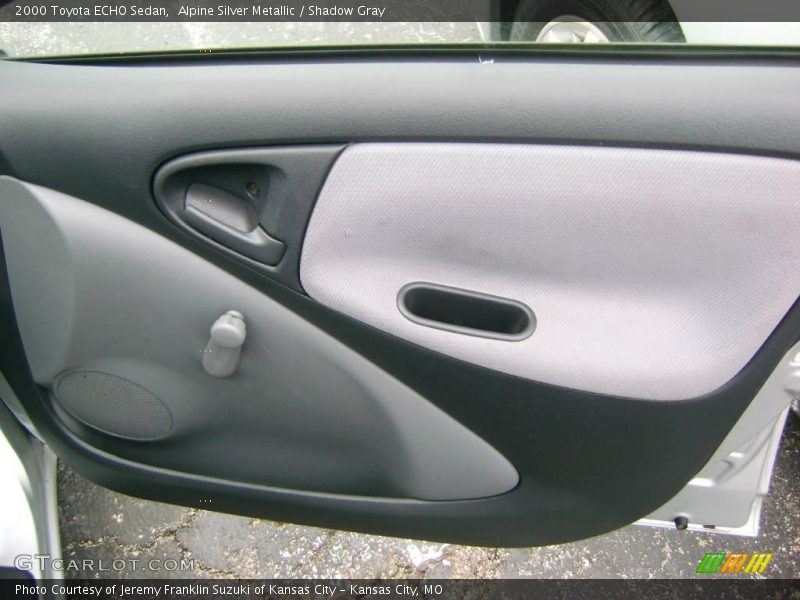 Alpine Silver Metallic / Shadow Gray 2000 Toyota ECHO Sedan