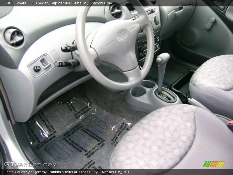 Alpine Silver Metallic / Shadow Gray 2000 Toyota ECHO Sedan