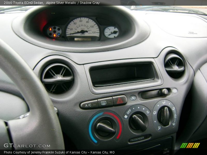 Alpine Silver Metallic / Shadow Gray 2000 Toyota ECHO Sedan