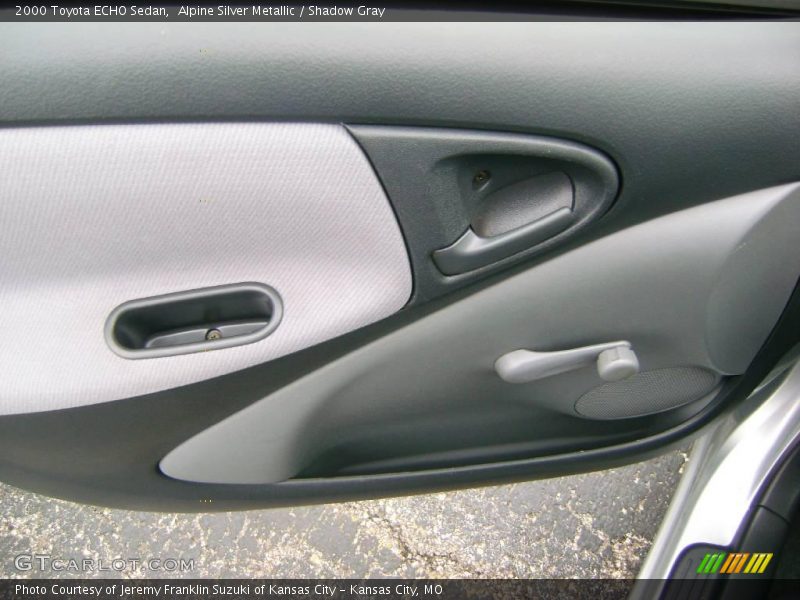 Alpine Silver Metallic / Shadow Gray 2000 Toyota ECHO Sedan