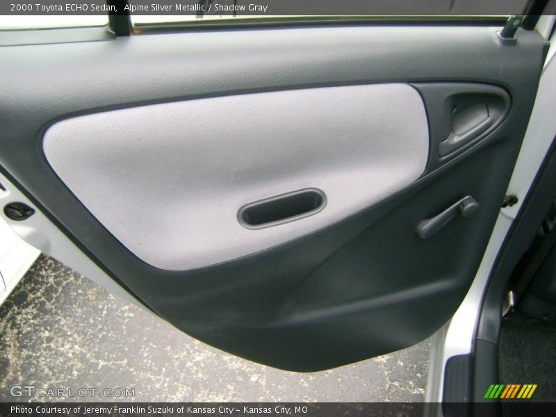 Alpine Silver Metallic / Shadow Gray 2000 Toyota ECHO Sedan