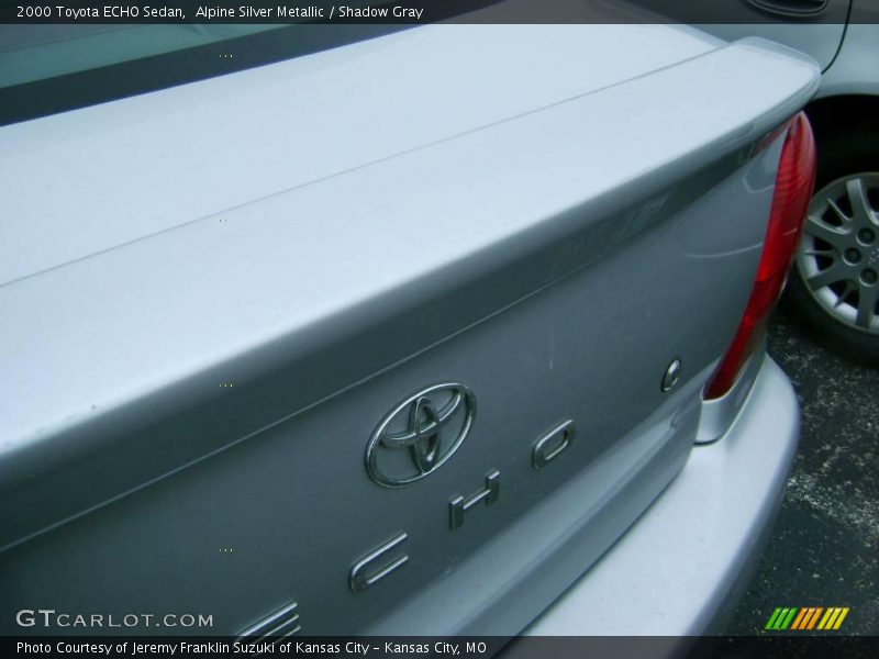 Alpine Silver Metallic / Shadow Gray 2000 Toyota ECHO Sedan