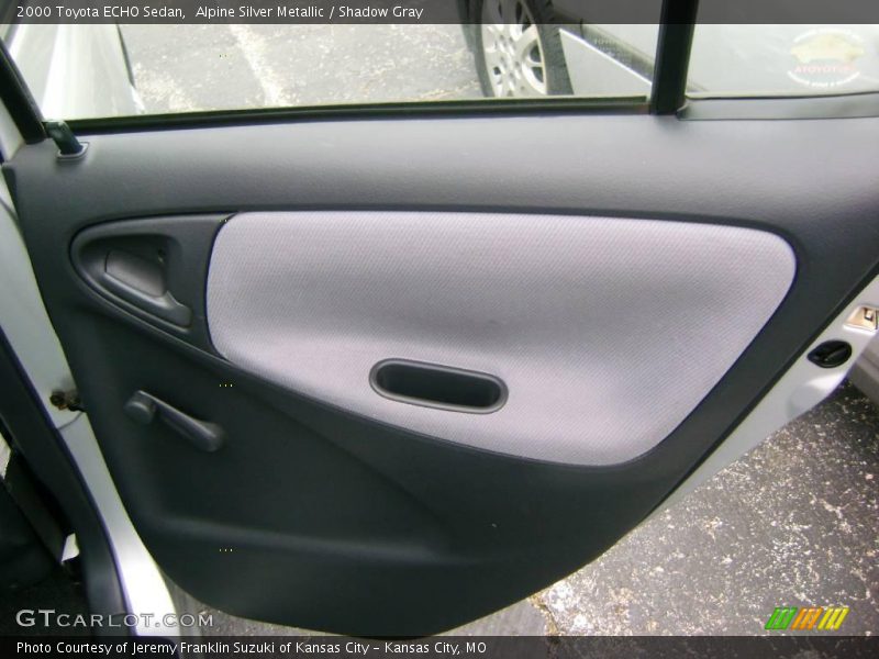 Alpine Silver Metallic / Shadow Gray 2000 Toyota ECHO Sedan