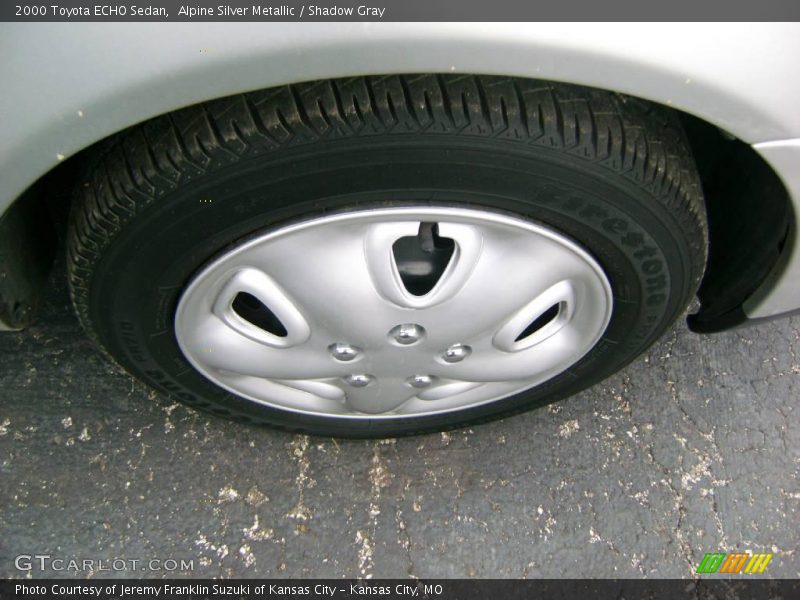 Alpine Silver Metallic / Shadow Gray 2000 Toyota ECHO Sedan