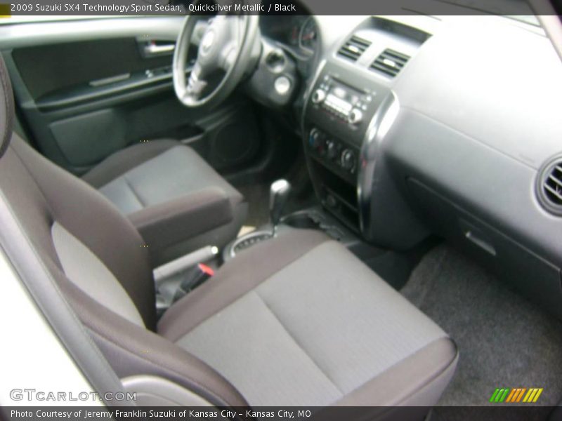 Quicksilver Metallic / Black 2009 Suzuki SX4 Technology Sport Sedan