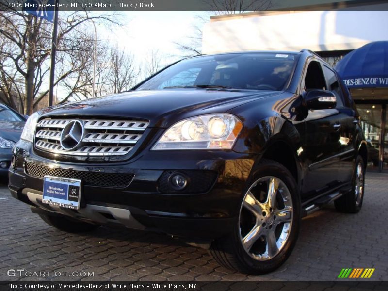 Black / Black 2006 Mercedes-Benz ML 350 4Matic