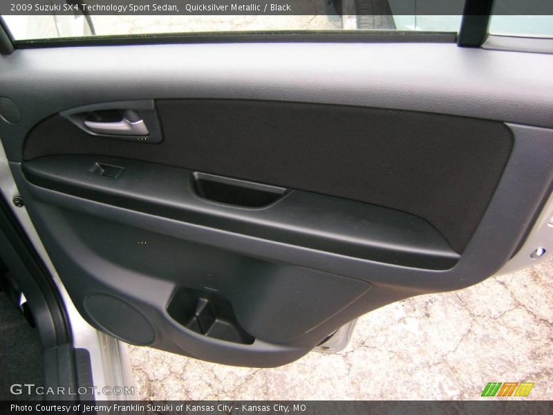Quicksilver Metallic / Black 2009 Suzuki SX4 Technology Sport Sedan