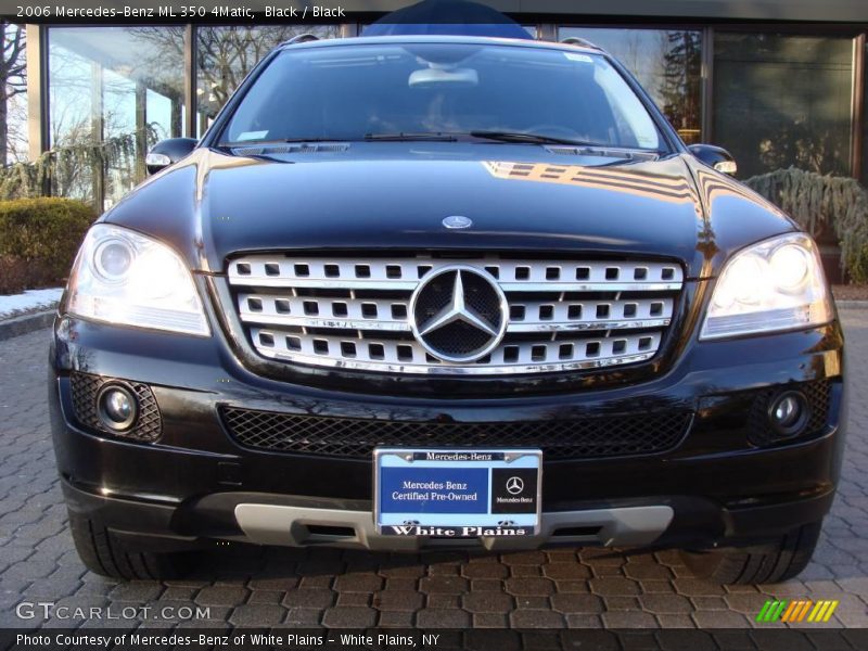 Black / Black 2006 Mercedes-Benz ML 350 4Matic