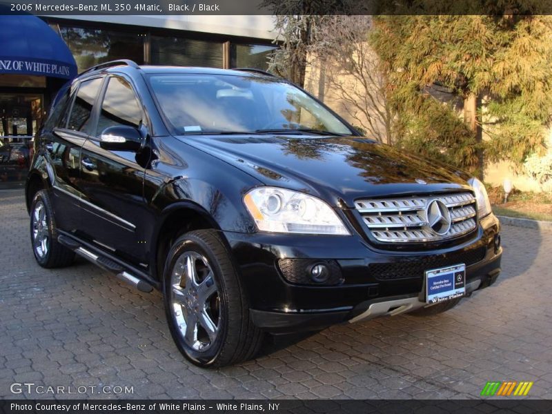 Black / Black 2006 Mercedes-Benz ML 350 4Matic