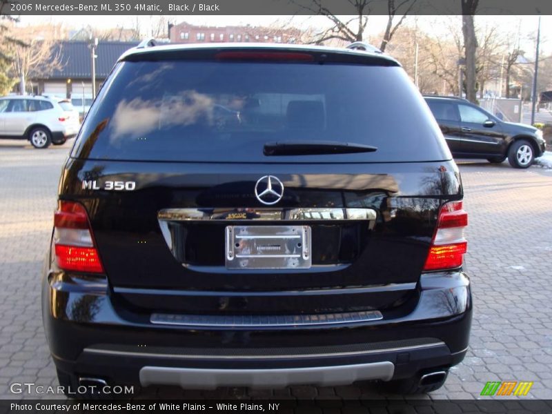 Black / Black 2006 Mercedes-Benz ML 350 4Matic