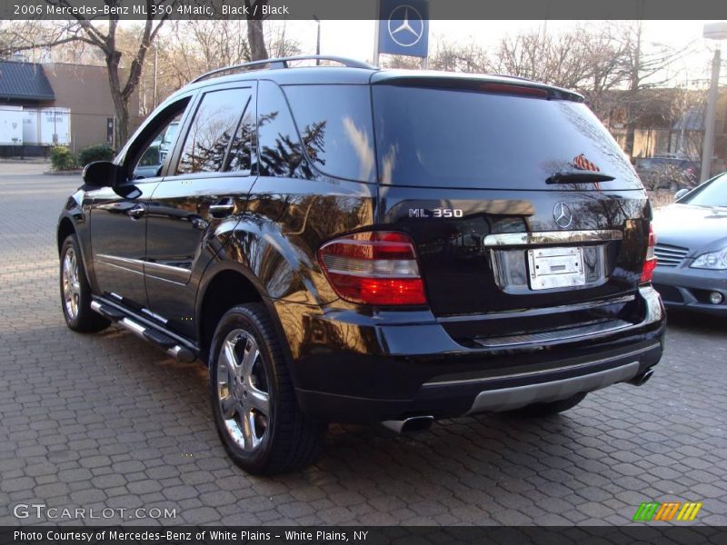 Black / Black 2006 Mercedes-Benz ML 350 4Matic