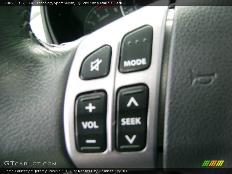 Quicksilver Metallic / Black 2009 Suzuki SX4 Technology Sport Sedan